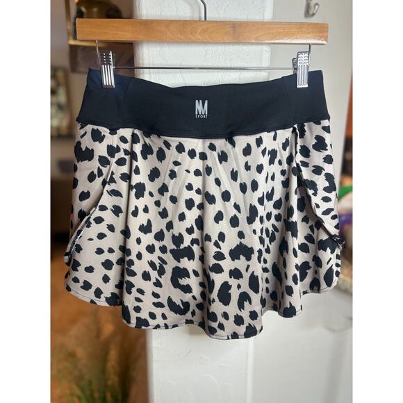 Nicole Miller Women's Animal Print Tennis / Athletic Skort Size Large 8-12 - Picture 2 of 5
